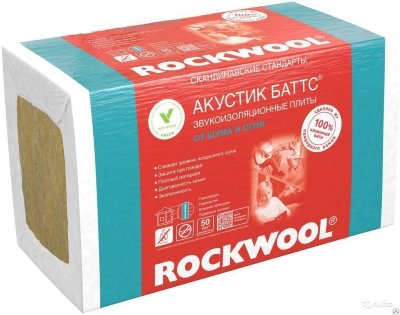  Rockwool. Роквул Акустик Баттс 50мм
