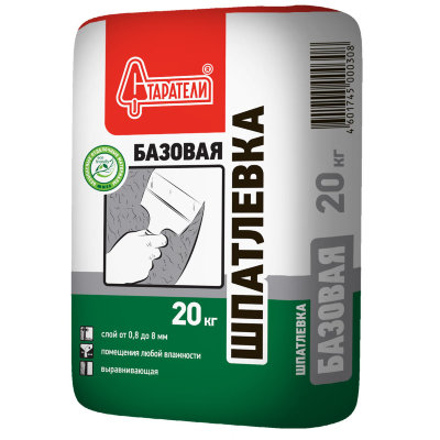 Шпатлевка СТАРАТЕЛИ 20 кг базовая