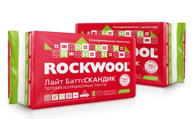 Rockwool (Роквул) Лайт Баттс. Скандик. 100мм